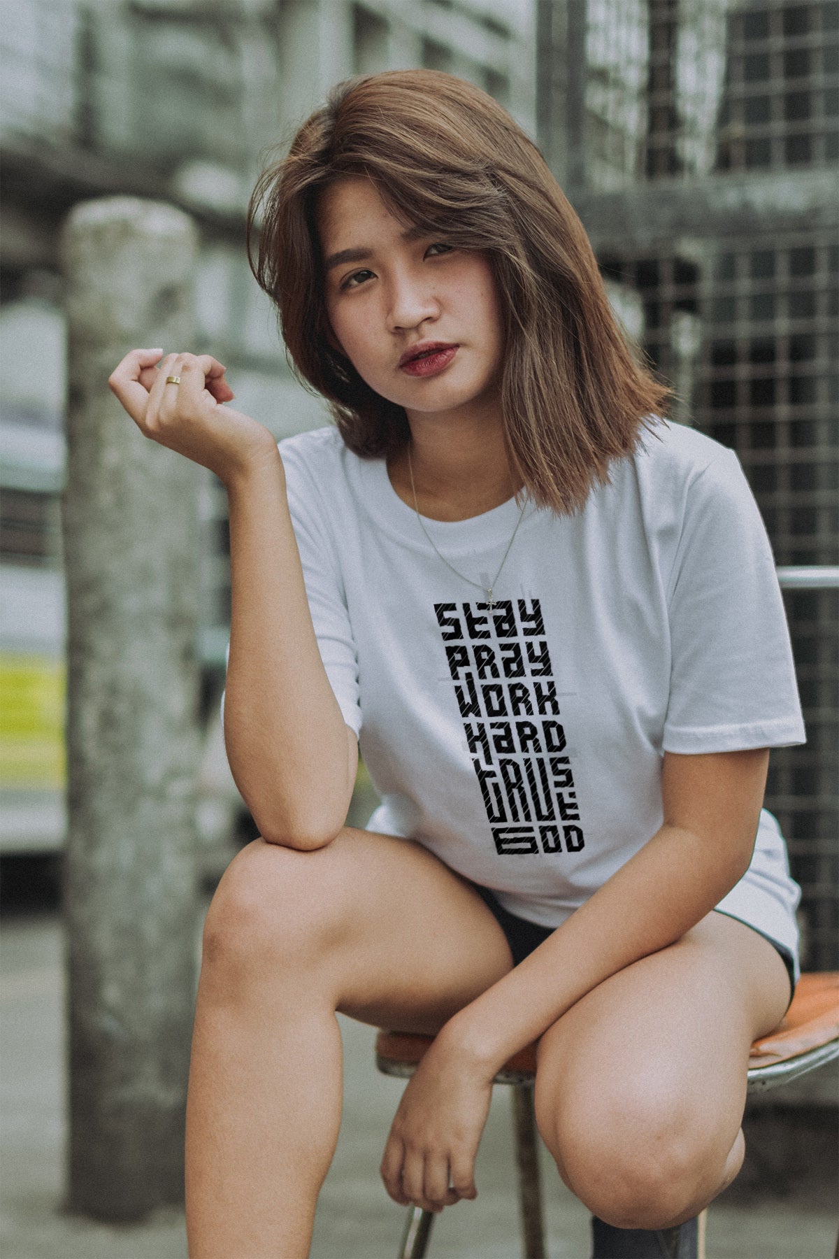 Stay Pray Work Hard Trust God T-Shirt