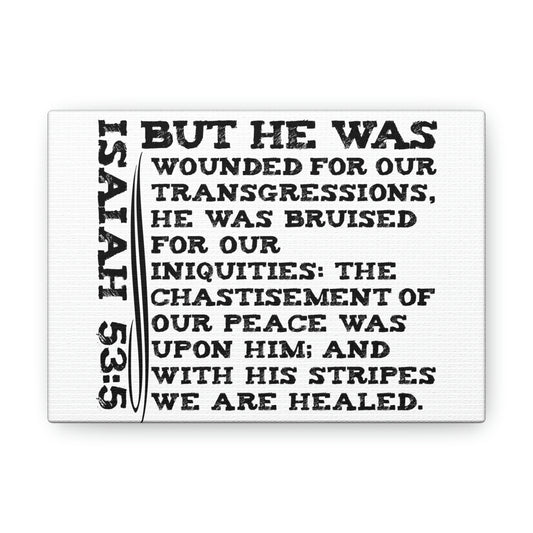 Isaiah 53:5 Canvas