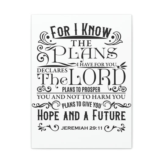 Jeremiah 29:11 Canvas