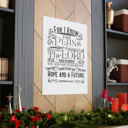 Jeremiah 29:11 Canvas