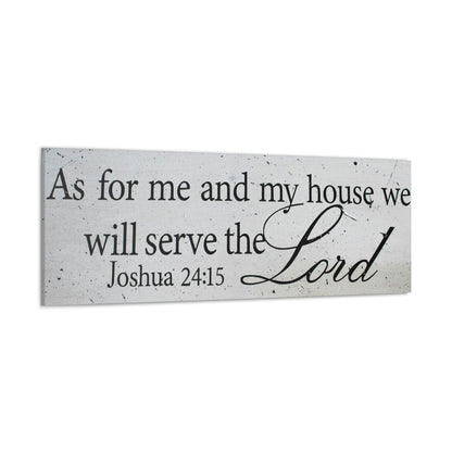Joshua 24:15 Canvas