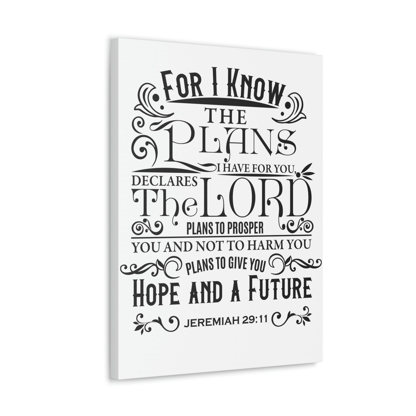 Jeremiah 29:11 Canvas