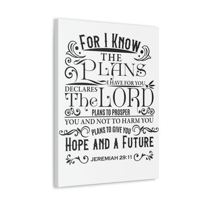 Jeremiah 29:11 Canvas