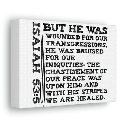 Isaiah 53:5 Canvas